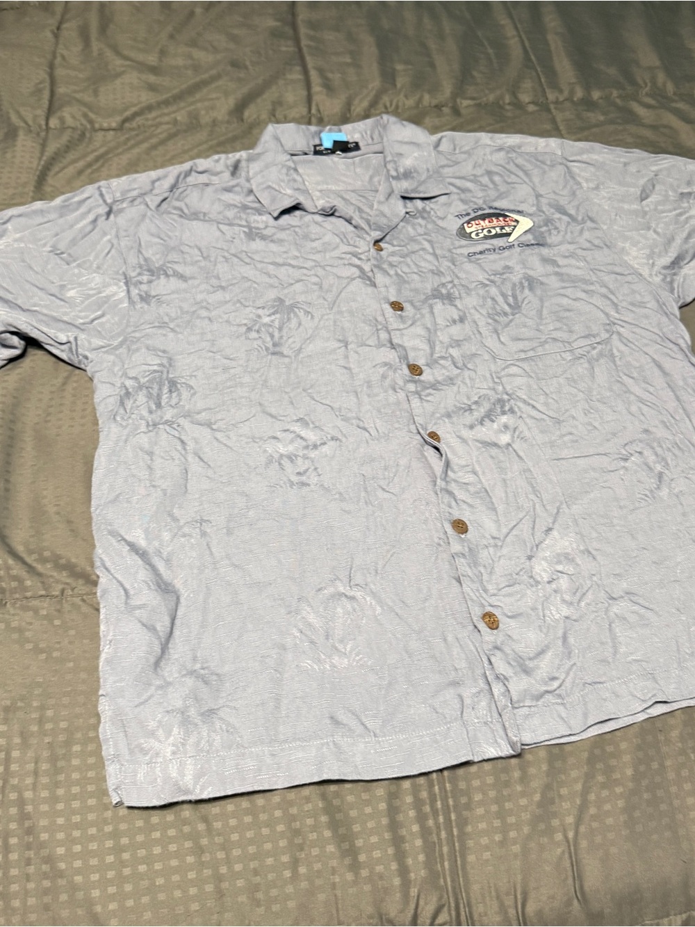 Outback steakhouse golf Charity button-down shirt Port Authority size large